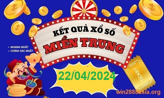 Soi cầu XSMT 22-04-2024 Win2888 Chốt số Cầu Lô Miền Trung thứ 2