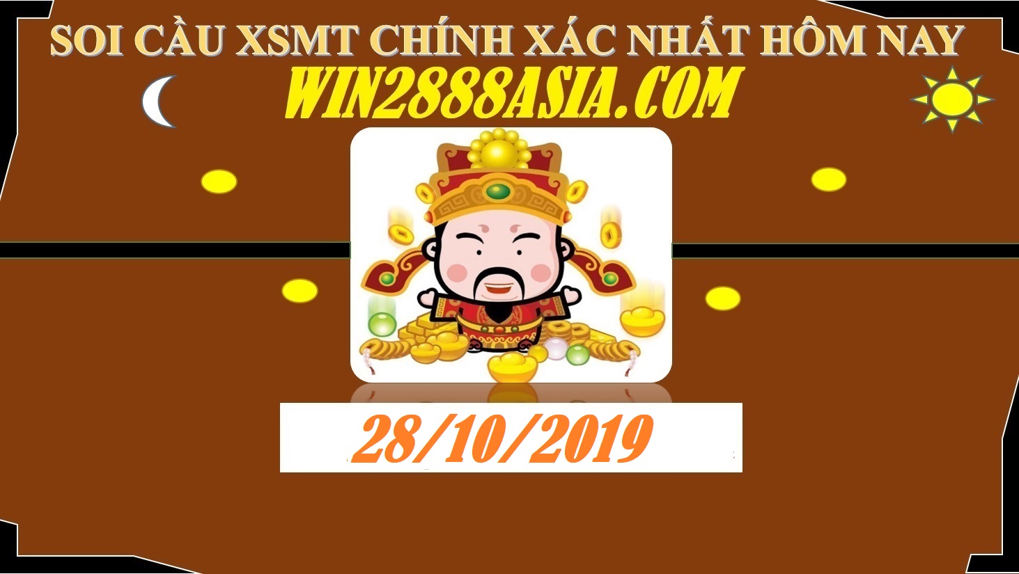 Soi cầu XSMT 28-10-2019 Win2888